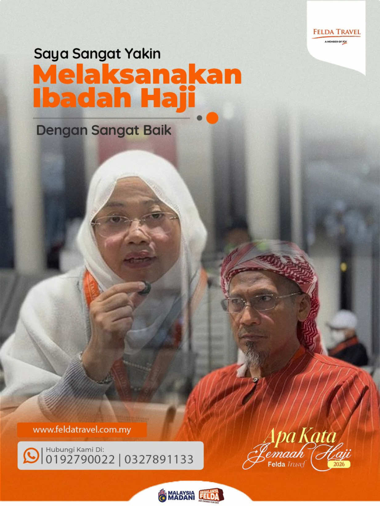 Komitmen kami sepanjang perjalanan ibadah