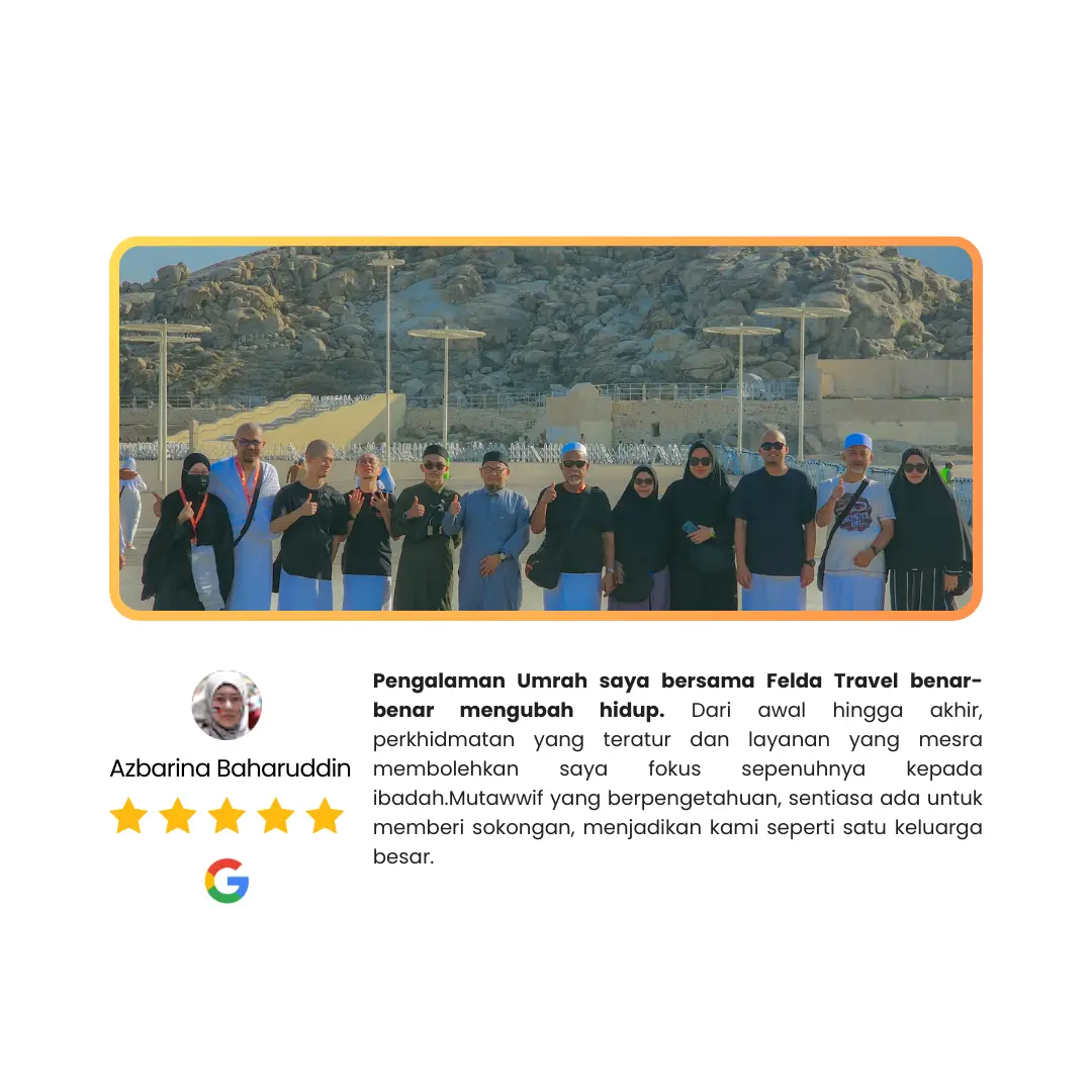 Perkongsian jemaah umrah 1