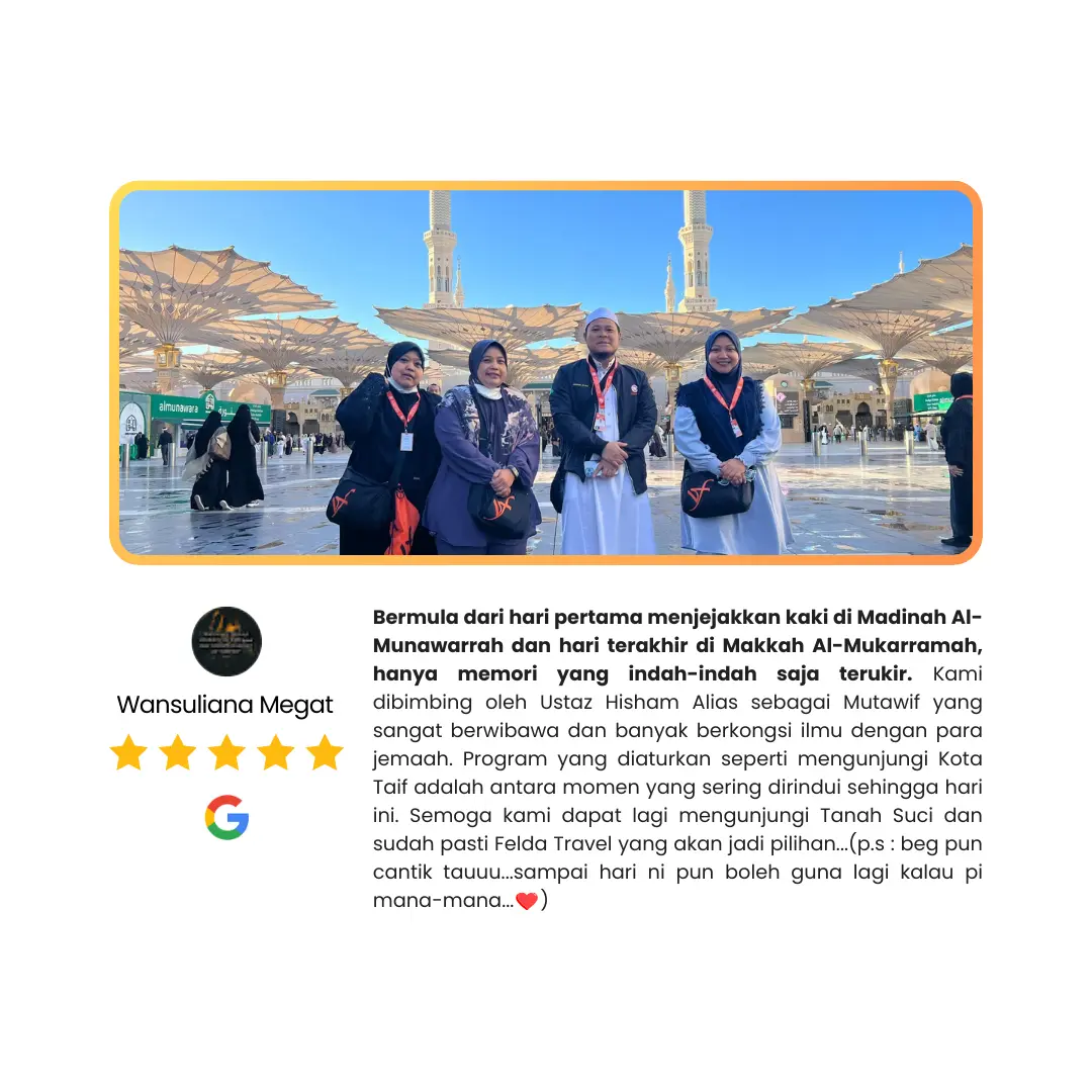 Perkongsian jemaah umrah 3